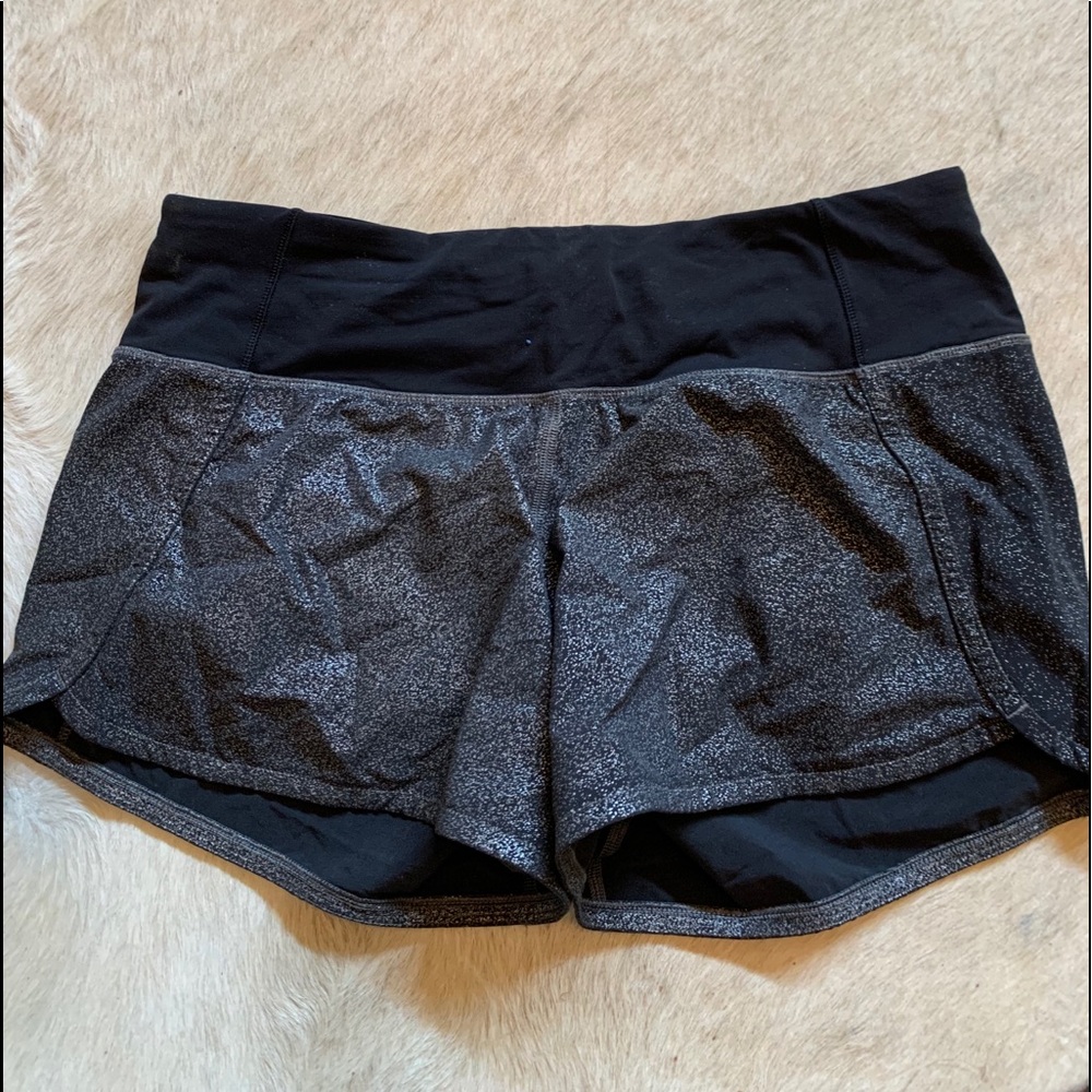 Ladies lululemon running shorts